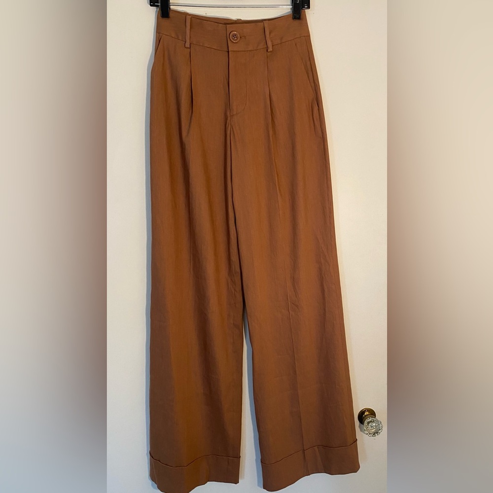 Alice+Olivia Linen Trousers NWT